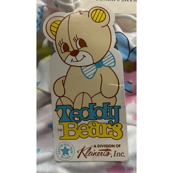 4 For $20 Vintage Kleinerts, Inc. Teddy Bears Size Small One Piece Bodysuit USA - Picture 3 of 6
